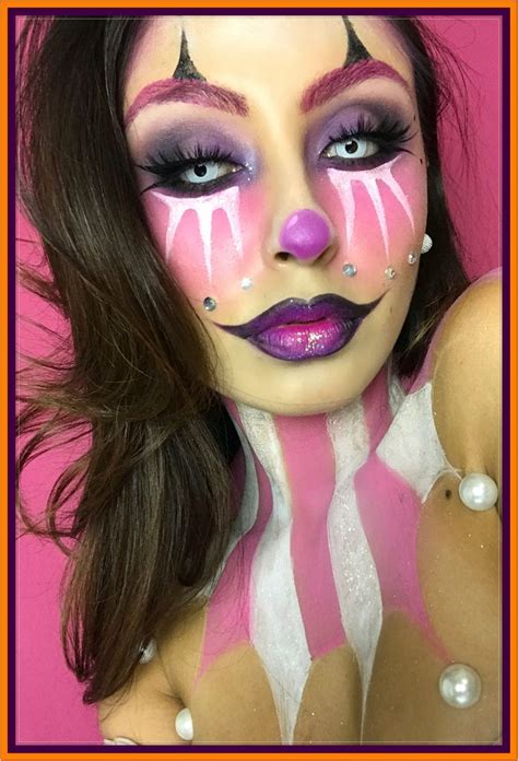 20 Pretty Clown Halloween Makeup Looks That Will Level Up Your Costume