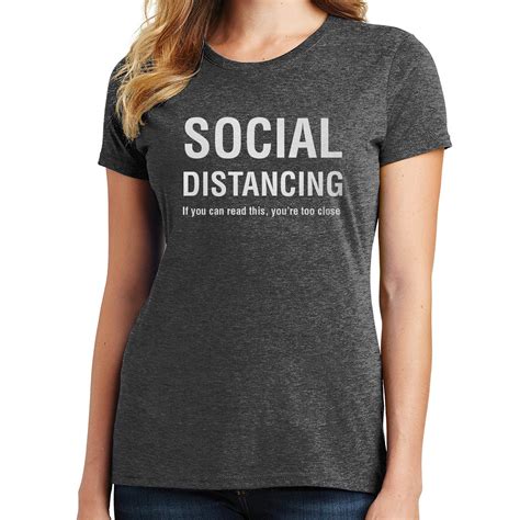 social distancing if you can read this you re too close t shirt 02700 ebay