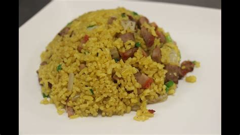 Add the onion, pepper, and annatto, and cook, stirring, until somewhat soft, about 2 minutes. How to Make Yellow Fried Rice (Pork Fried Rice) - YouTube