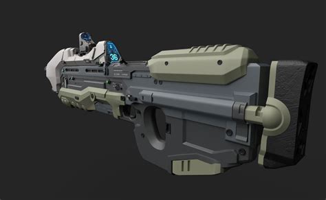 Wu Gene Hong 3d Halo Assault Rifle