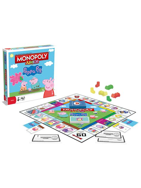 Monopoly Junior Peppa Pig Board Game At John Lewis And Partners