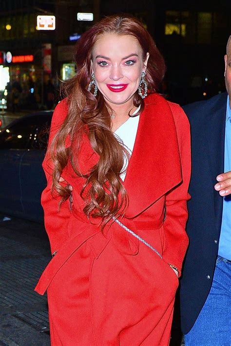 Lindsay Lohan Night Out In New York 01072019 Hawtcelebs