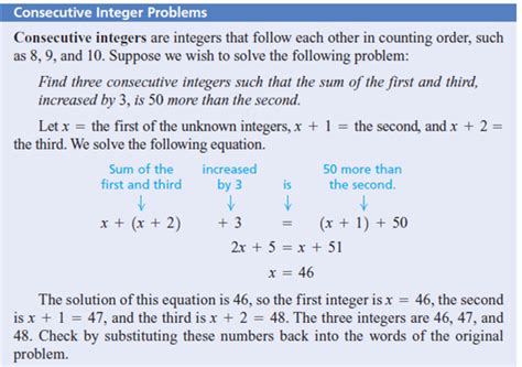 How To Find Consecutive Integers