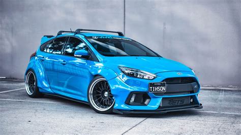 Widebody MK3 Ford Focus RS With Flow Designs Splitter Kit YouTube