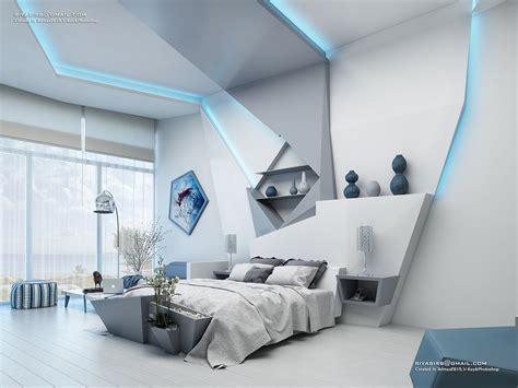 Futuristic Bedroom Design On Behance