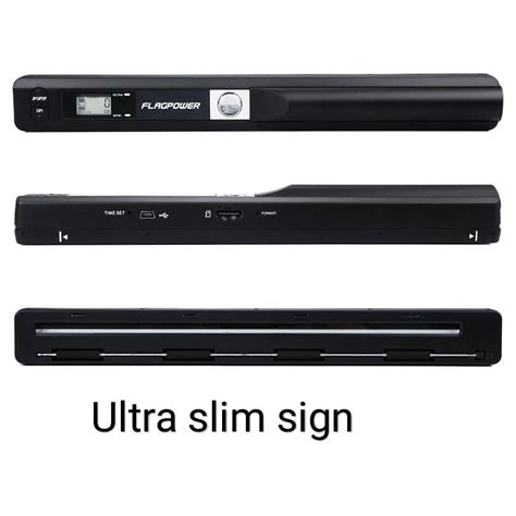 Flagpower 900dpi Solutions Magic Wand Portable Scanner Handheld
