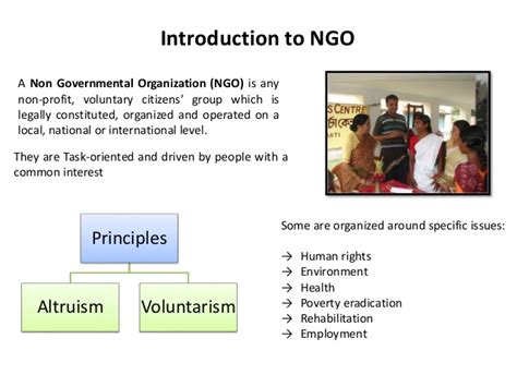 What Is Non Governmental Organization Ngo Ngo Registration