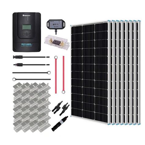 Renogy 800 Watt 12 Volt Off Grid Solar Premium Kit W 8 Piece 100w