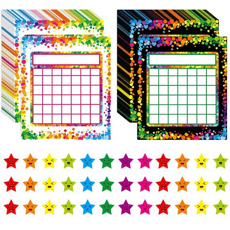 Buy 66 Pack Classroom Incentive Chart In 2 Designs With 2024 Star
