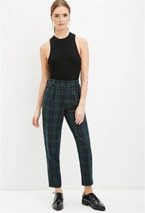 Https://tommynaija.com/outfit/green Plaid Pants Outfit
