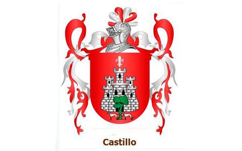Heráldica del día origen y significado del apellido Castillo arbol