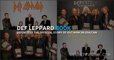 Def Leppard Release Definitely The Official Story Of Book In North America