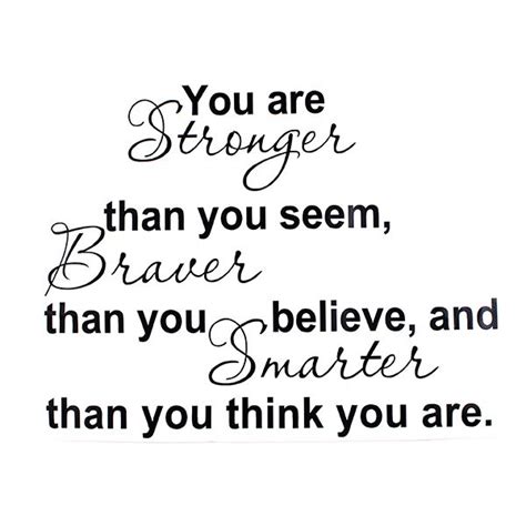 You are stronger than you think. You Are Stronger Than You Believe Inspiration Quote ...