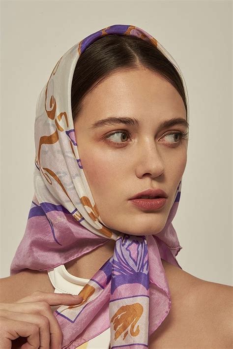 Scarf Photography Portrait Photography Silk Headscarf Silk Scarf