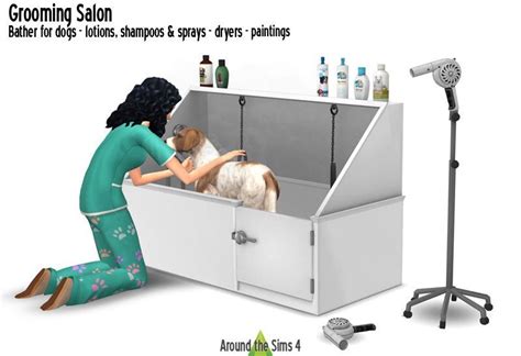 Pet Bath Catgroomingsalon Around The Sims 4 Sims 4 Sims 4 Pets