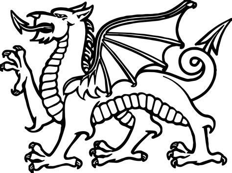 Nice Side Dragon Coloring Page Dragon Coloring Page Coloring Pages