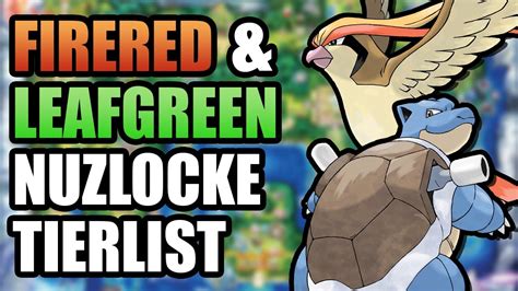 The Best And Worst Encounters For Your Pokémon Firered And Leafgreen Nuzlocke Youtube