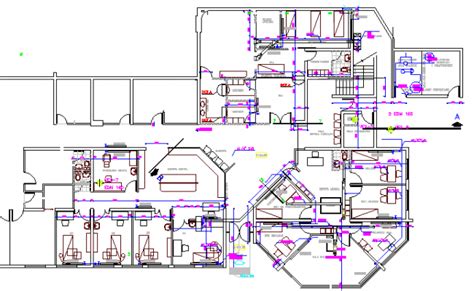 Good hospital design integrates functional requirements with the human needs of its varied users. Mental hospital architecture layout plan details dwg file