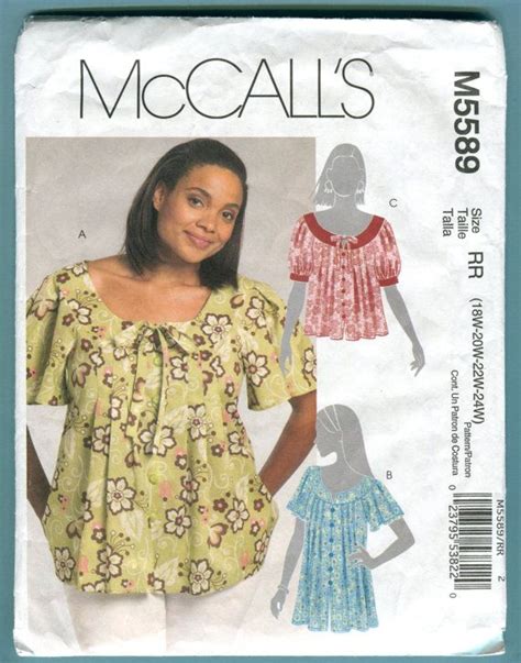 Womens Plus Size Peasant Blouse Pattern Free Appleseeds Catalog