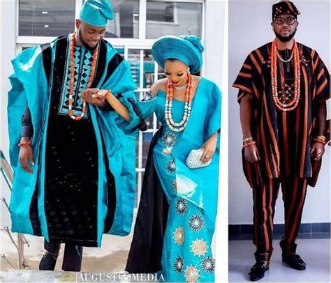 Latest Yoruba Traditional Wedding Attire For Brides And Grooms 2022