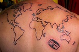 101 Amazing World Map Tattoo Designs You Need To See! - Outsons