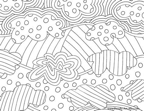 Free printable abstract coloring pages for adults. Abstract Coloring Pages Doodle Art Alley | Abstract ...
