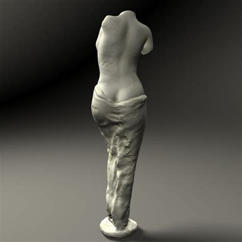 D Model Woman Statue
