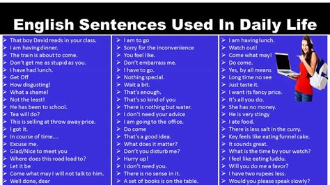 50 English Sentences Used In Daily Life Vocabulary Point