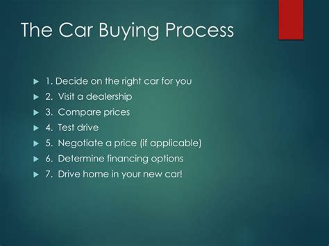 Ppt Transportation And Buying A Car Powerpoint Presentation Free
