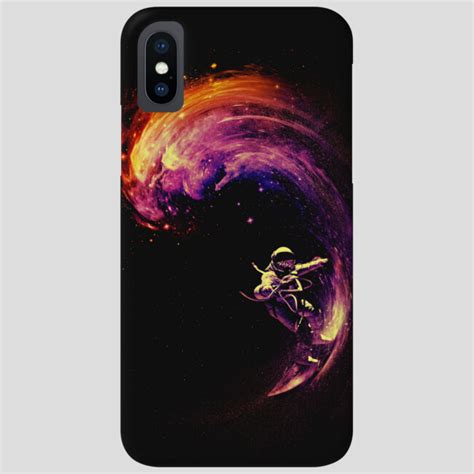 Space Surfing Phone Case By Nicebleed Design By Humans