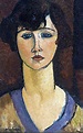 Amedeo Modigliani, Portrait of Élisabeth Fuss-Amoré, 1915 | Modigliani ...