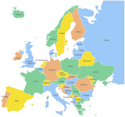 Geo Map Europe France