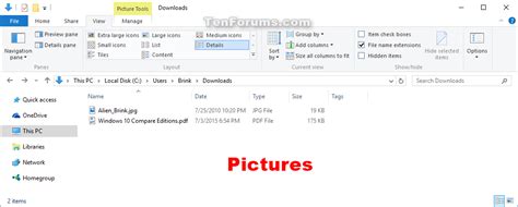 Change Folder Template In Windows 10 Tutorials