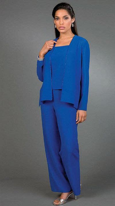 Or are jeans and blazer acceptable today? Ursula Formal 3pc Pant Suit 12520: French Novelty
