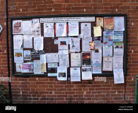 Public Notice Board Hi Res Stock Photography And Images Alamy