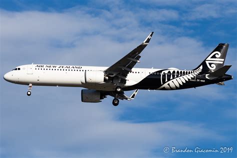 Air New Zealand Airbus A321neo Zk Nnd Brisbane Airport