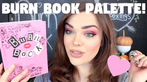 HONEST MEAN GIRLS BURN BOOK PALETTE REVIEW TRY ON Storybook