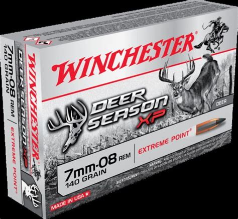 Winchester Deer Season Xp 7mm 08 Remington 140 Grain Extreme Point