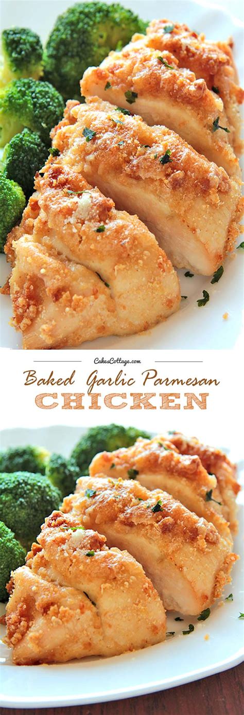 Best baked chicken parmesan recipe from best baked chicken parmesan. Baked Garlic Parmesan Chicken - Cakescottage