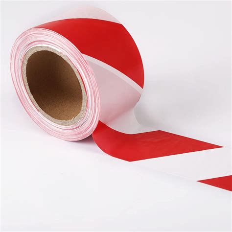 Red White Barrier Tape Otis Fire And Safety Shop
