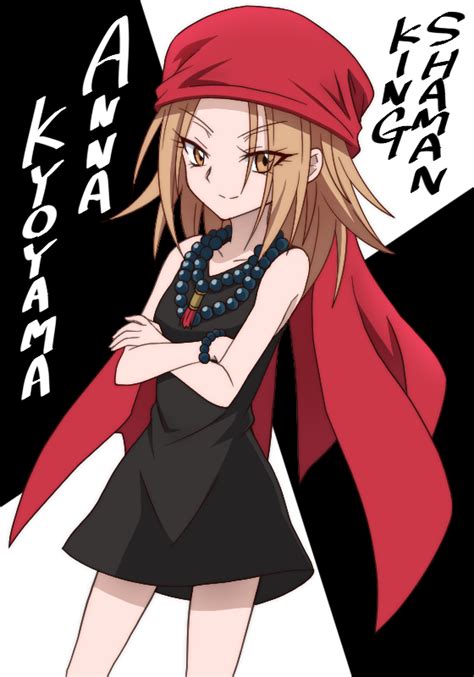 Ysd2552 Kyouyama Anna Shaman King 1girl Armpits Bandana Bare Shoulders Black Dress