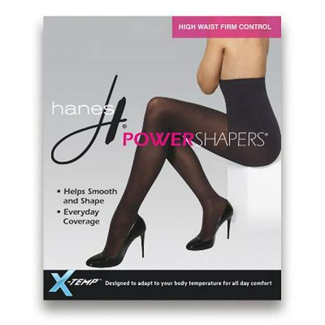 Hanes Hanes Power Shapers Firm Control High Waist Opaque Tights