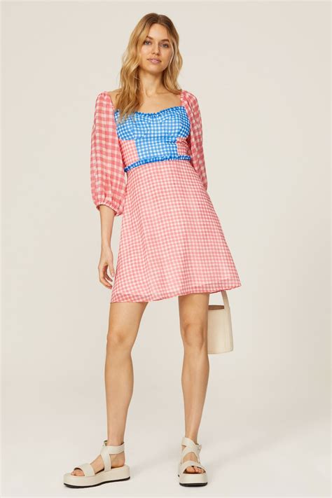 Pink Gingham Mini Dress By Slate And Willow For 40 Rent The Runway