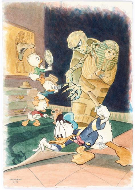 Then click to fill the sarcophagus. Patrick Block The Case of the Missing Mummy Donald Duck and Nephews | Lot #17221 | Heritage Auctions