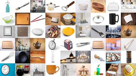 100 Things You Might Find In The Kitchen And In The Dining Room Youtube