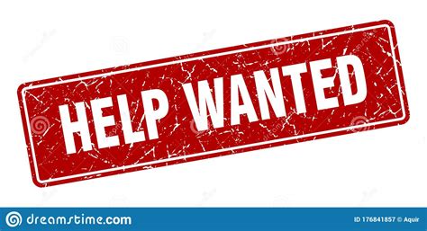 Help Wanted Sign. Help Wanted Grunge Stamp. Stock Vector - Illustration of help, label: 176841857