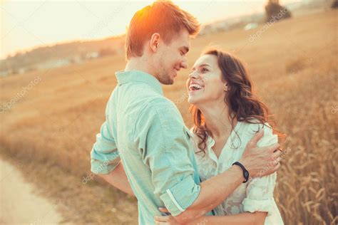 Young Couple In Love Outdoor — Stock Photo © Helenaak14 51475155