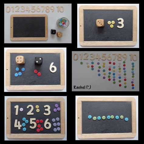 Counting Number Recognition Pattern And Simple Number Bonds With Buttons From Rachel