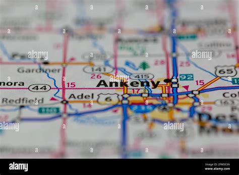 Ankeny On A Map Hi Res Stock Photography And Images Alamy