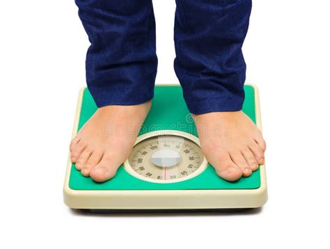 Woman Feet And Weight Scale Stock Photo Image Of Isolated Food 7545772